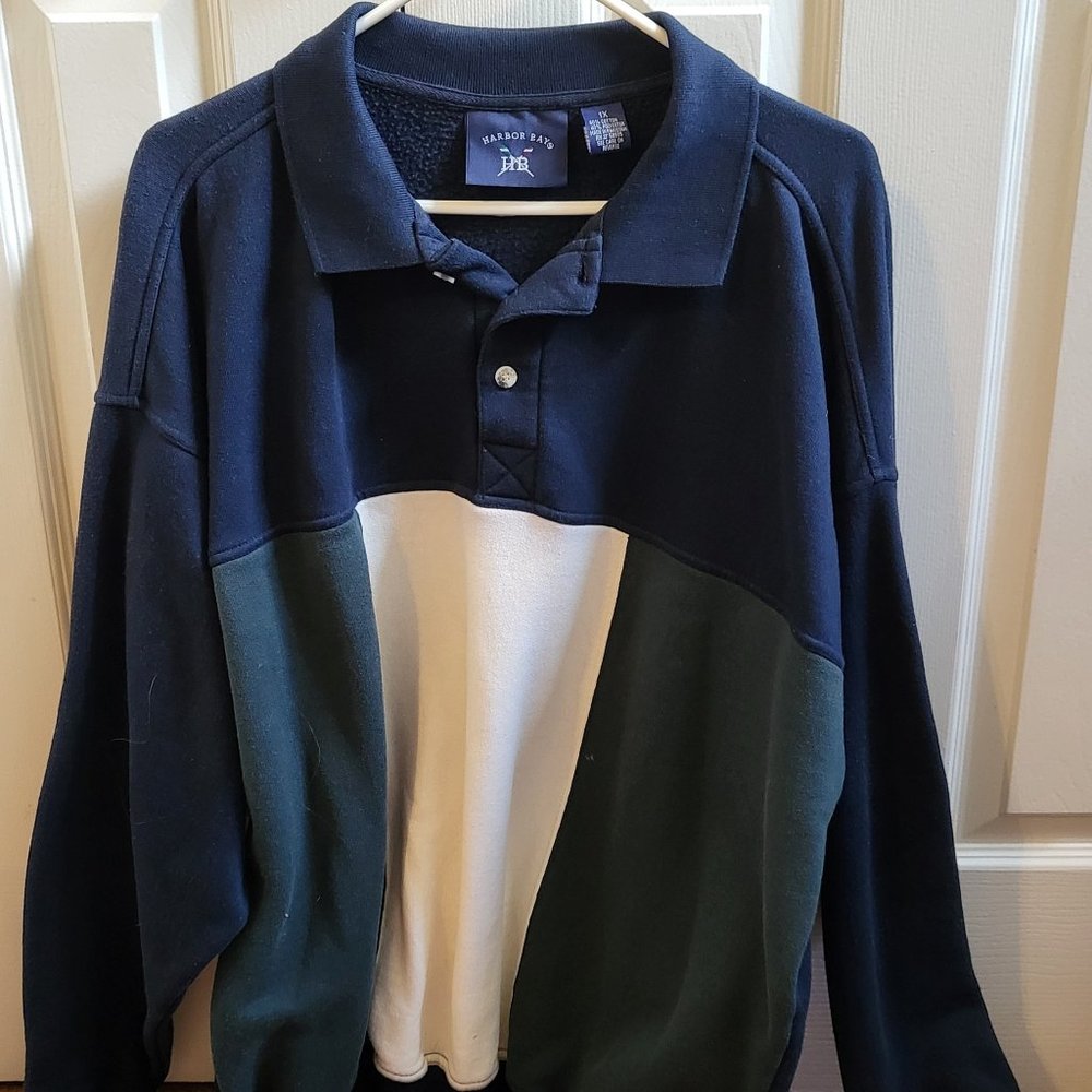 Harbor Bay Vintage 90s Mens Pullover size 1X